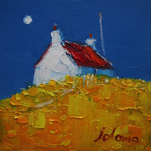 Wee red roof Isle of Colonsay 6x6
SOLD